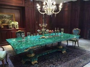 Malachite Dining Table